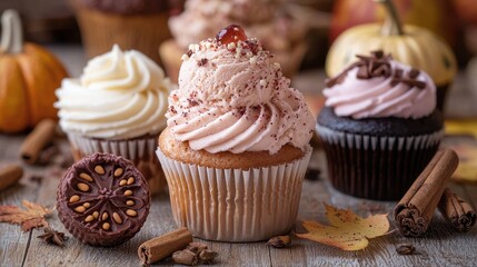  Delightful ice cream and cupcake 