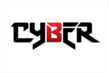 cyber typography design vector, for t-shirt, poster and other uses