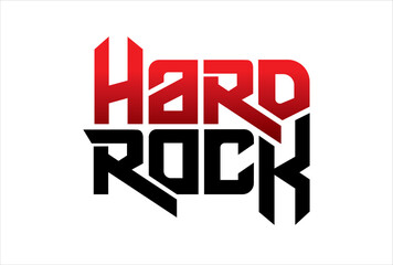 hard rock typography design vector, for t-shirt, poster and other uses