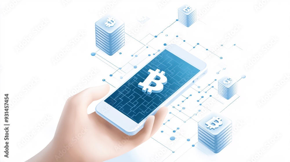 Poster digital wallet with customizable interface, showing flexibility and personalization options, wallet 