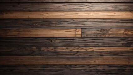 Naklejka premium Dark Wooden Texture Rustic Three-dimensional Wood