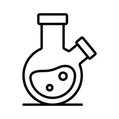 chemistry icon line vector design in modern style