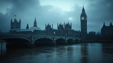 Fototapeta premium Big Ben and the Houses