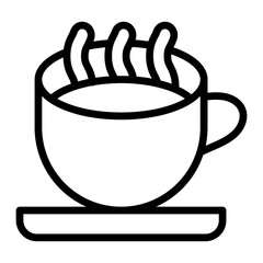 Coffee Vector Line Icon