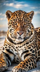 Obraz premium Portrait of a leopard