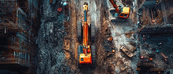 Drones and robotics collaboration working together to identify a