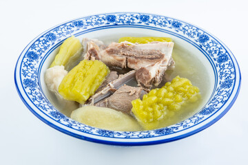 Summer recipe: a bowl of bitter melon and pork bone soup