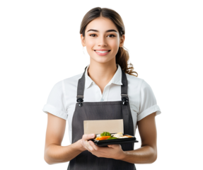 woman chef and cooking
