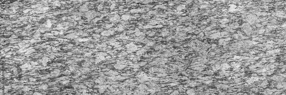 Aufkleber horizontal black and white marble stone texture for pattern and background.
