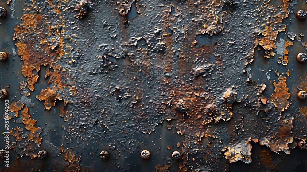 Poster Dilapidated Industrial Surface Texture High Resolution : Generative AI