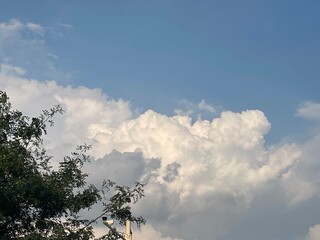 Clouds in a Clear Blue Sky