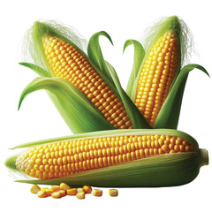 Obraz premium a realistic corn vector