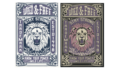 Obraz premium Know your power. Lion face. Stay strong forever. Fearless lion print design. Wild at the heart vector. Animal rock and roll artwork for fashion and others. 