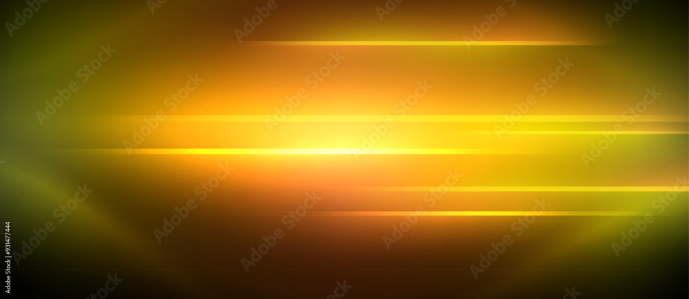 Poster neon dynamic diagonal light rays background. techno digital geometric concept design for wallpaper, 