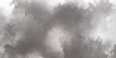 7Abstract white and gray isolated cloud cumulus clouds. Gray aquarelle painted realistic fog or mist smoky textured canvas design. White and ash messy wall stucco texture background.