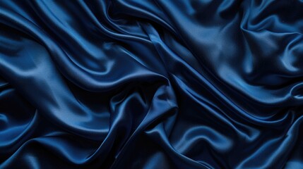 Obraz premium Abstract Blue Silk Fabric Background