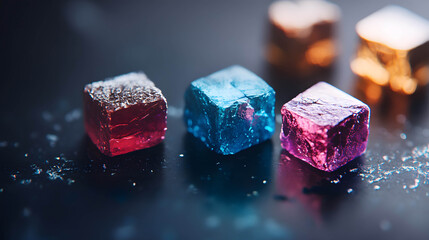 Demand for rare earths and their discovery. The importance of rare earths in manufacturing and technology industries concept.