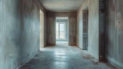 Obraz premium Interiors of buildings and flats ready and under construction : Generative AI