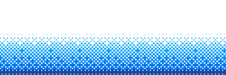 Blue and white pixel pattern. Pixelated 8 bit background. mosaic square shape