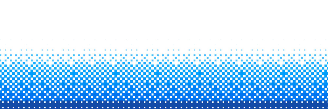 Blue and white pixel pattern. Pixelated 8 bit background. mosaic square shape