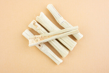 Dried bamboo sugar cane for soup and syrup