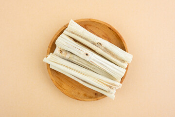 Dried bamboo sugar cane for soup and syrup