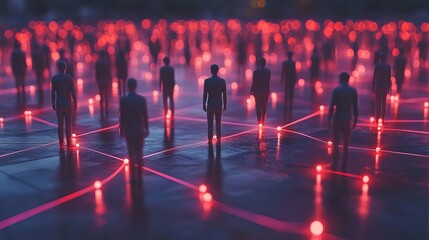 Professional Social Network Concept