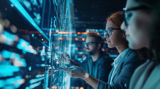 team of software developers building a scalable and secure platform