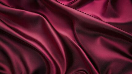 a sumptuous burgundy silk texture creates an elegant and luxurious background suited for fashion beauty and romantic design concepts luxury love and rich fabric, ai generated