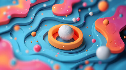 Obraz premium search engine logo surrounded by swirling data streams