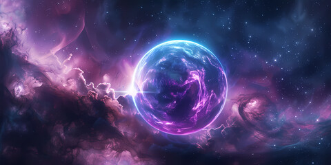 planet in space