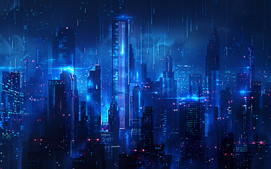 abstract blue background