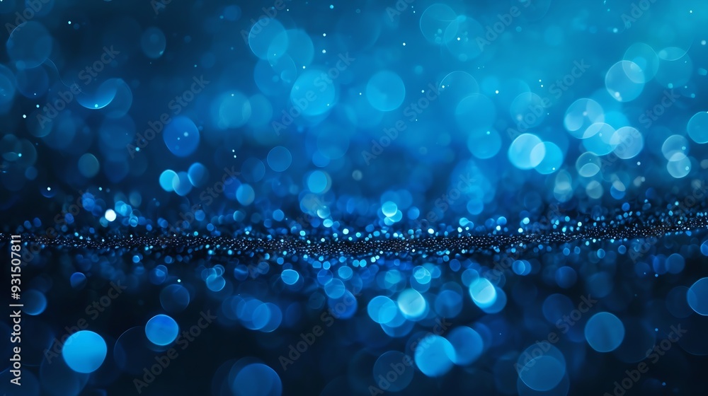 Aufkleber ABSTRACT BLUE GRADIENT BACKGROUND DARK LIGHTS BACKDROP DIGITAL WEB DESIGN COLORFUL EFFECTS TEMPLATE FOR DIGITAL GRAPHICS : Generative AI