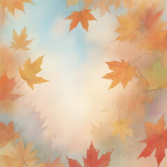 Fototapeta premium autumn leaves background