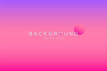 Soft tone summer pink purple gradient background color transition vector design