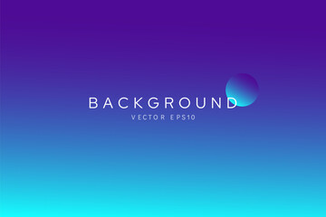 Gradient background with neon futuristic color combination of purple and light blue cool tone vector design