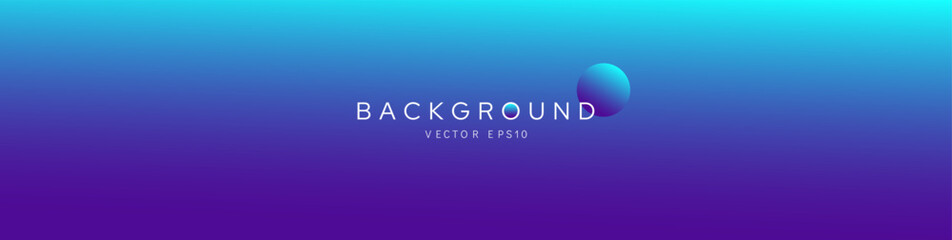 Blue color cool tone gradient background banner, vector design