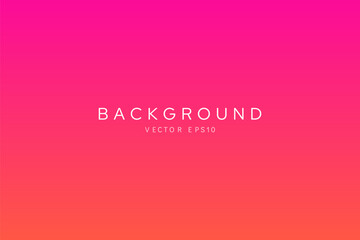 Summer orange and neon pink color gradient background, vector design