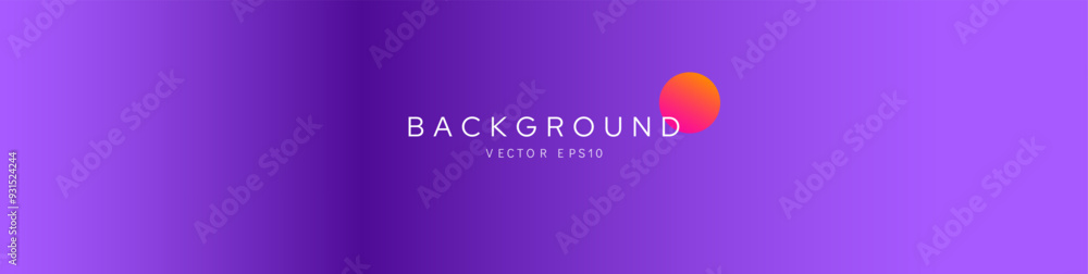 Poster Smooth purple gradient background vector design banner