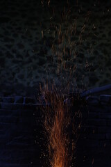 Fire in a foundry