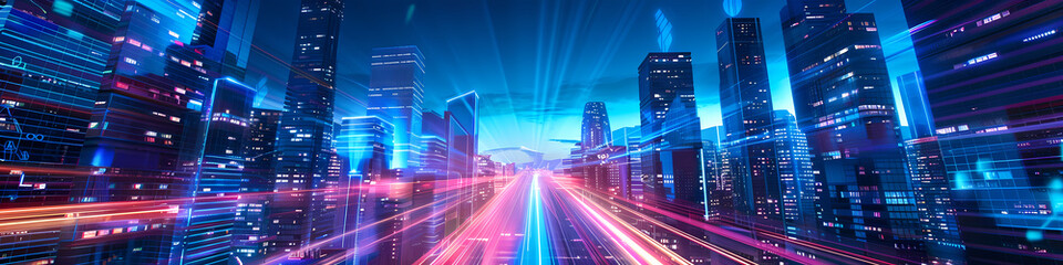 Fototapeta premium background with lots of light spots