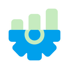 data management duo tone icon