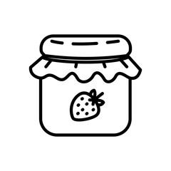 jam vector icon in line style