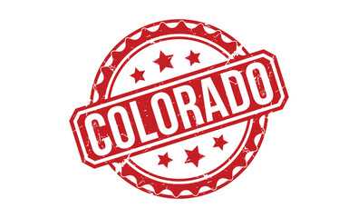 Colorado rubber stamp on white background Discrepancy Stamp