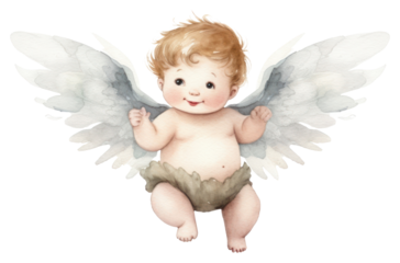 PNG Angel baby toy representation.