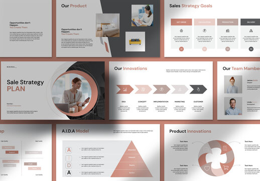 Sale Strategy Plan Presentation Template