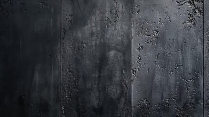 Obraz premium A dark gray concrete wall with subtle texture, creating an industrial feel