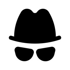 spy glyph icon
