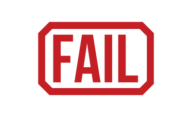Fail rubber stamp vector illustration on white background