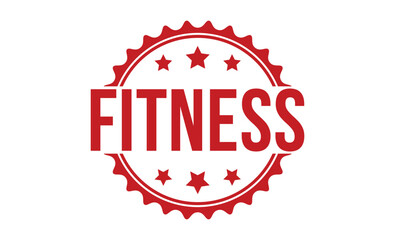 FITNESS rubber stamp vector illustration on white background. FITNESS rubber stamp